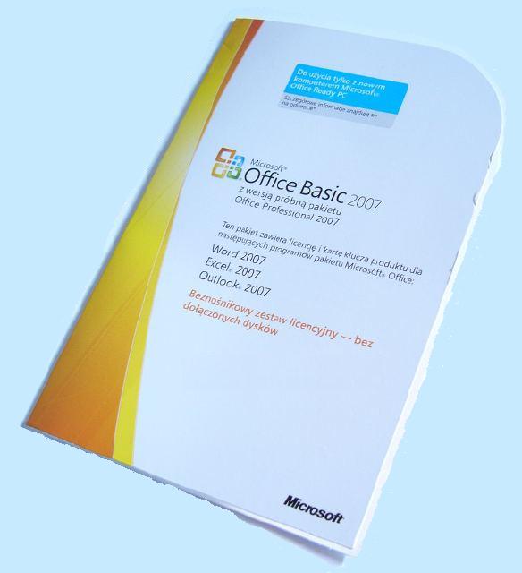 MS Office Basic 2007 PL OEM DOSTAWA GRATIS! (S55-02273)
